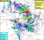 heat map radio coverage Menefee Mtn